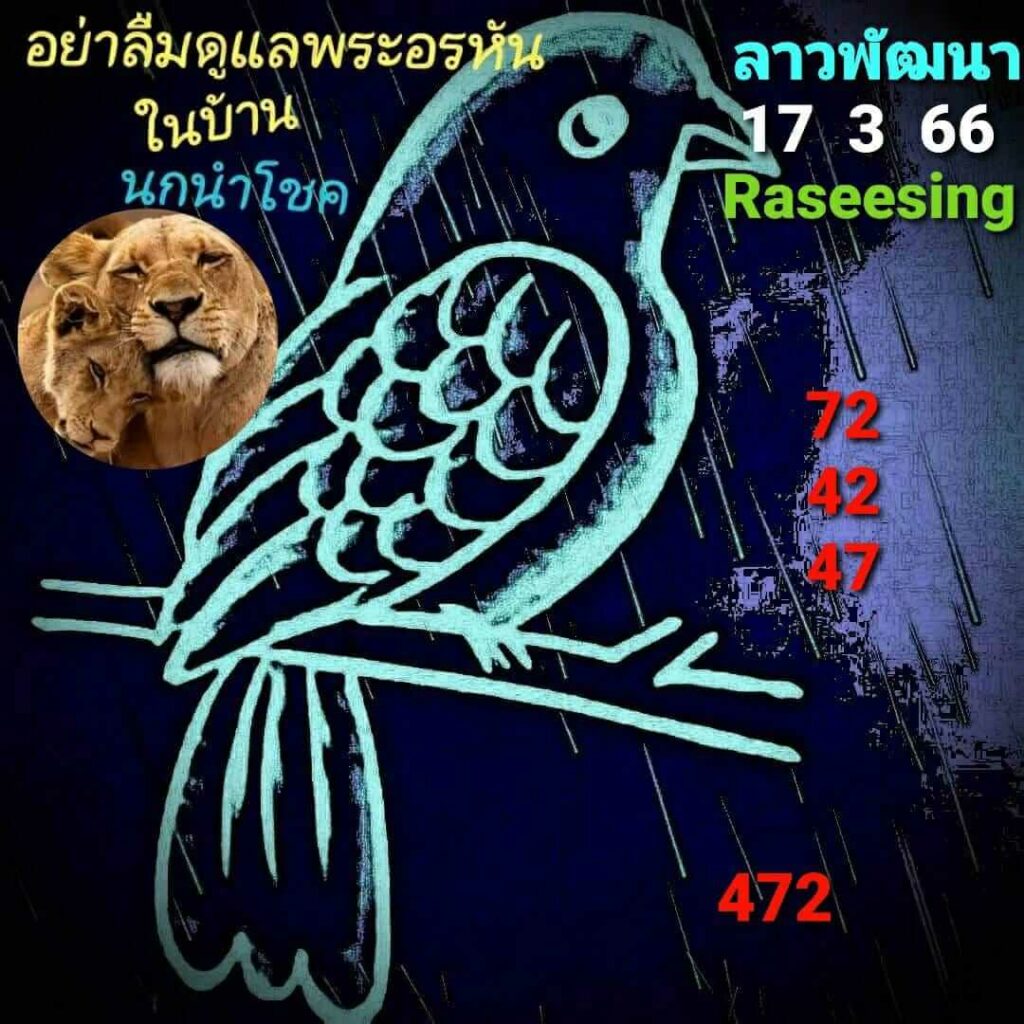 แนวทางหวยลาว 17/3/66 ชุดที่ 6