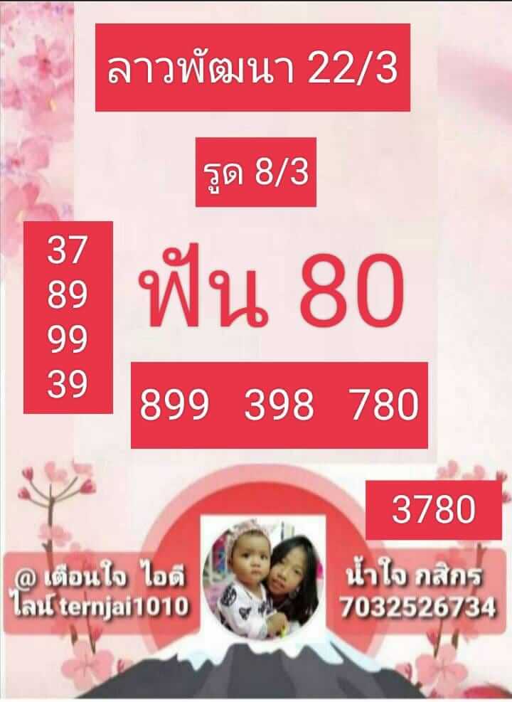 แนวทางหวยลาว 22/3/66 ชุดที่ 7