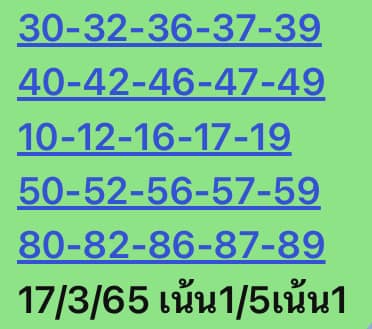 หวยหุ้นวันนี้ 17/3/66 ชุดที่ 7