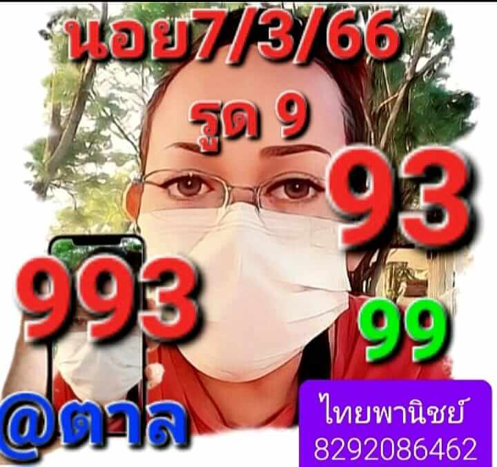 แนวทางหวยฮานอย 7/3/66 ชุดที่ 2