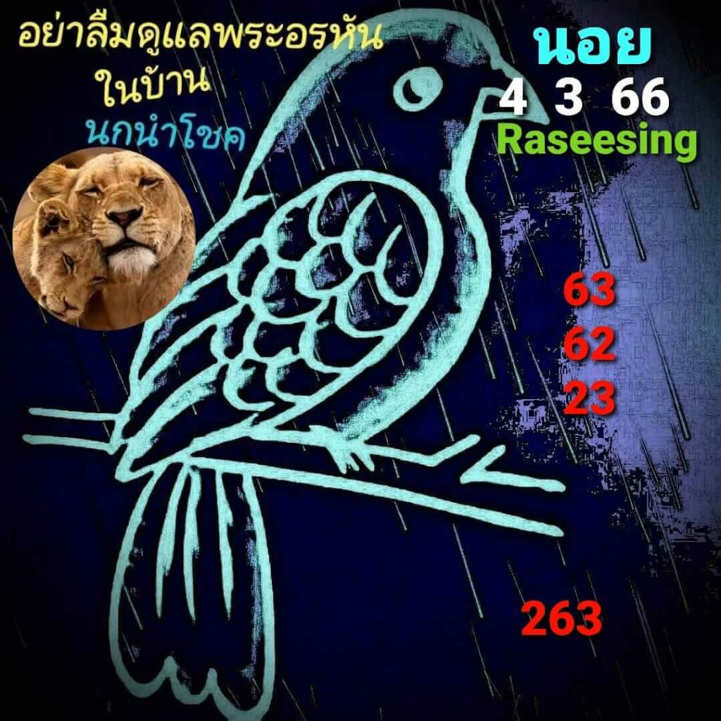 แนวทางหวยฮานอย 4/3/66 ชุดที่ 4