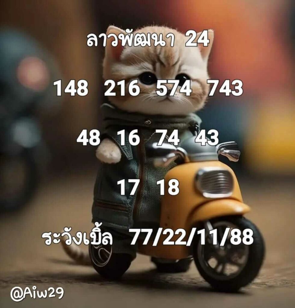 แนวทางหวยลาว 24/4/66 ชุดที่ 4