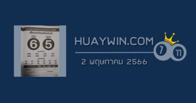 หวยเสือตกถังพลังเงินดี 2/5/66