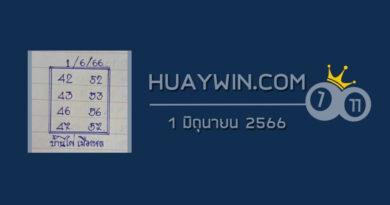 หวยบ้านไผ่เมืองพล 1/6/66