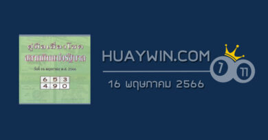 หวยปกเขียว 16/5/66