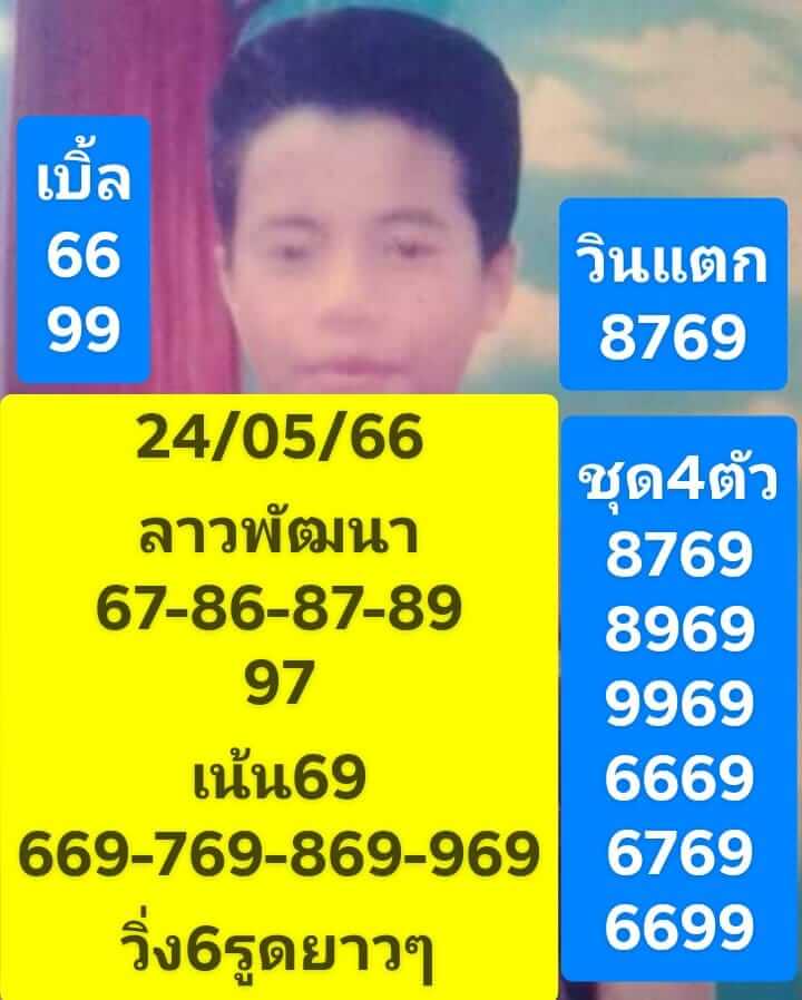 แนวทางหวยลาว 24/5/66 ชุดที่ 3