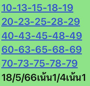 หวยหุ้นวันนี้ 18/5/66 ชุดที่ 2