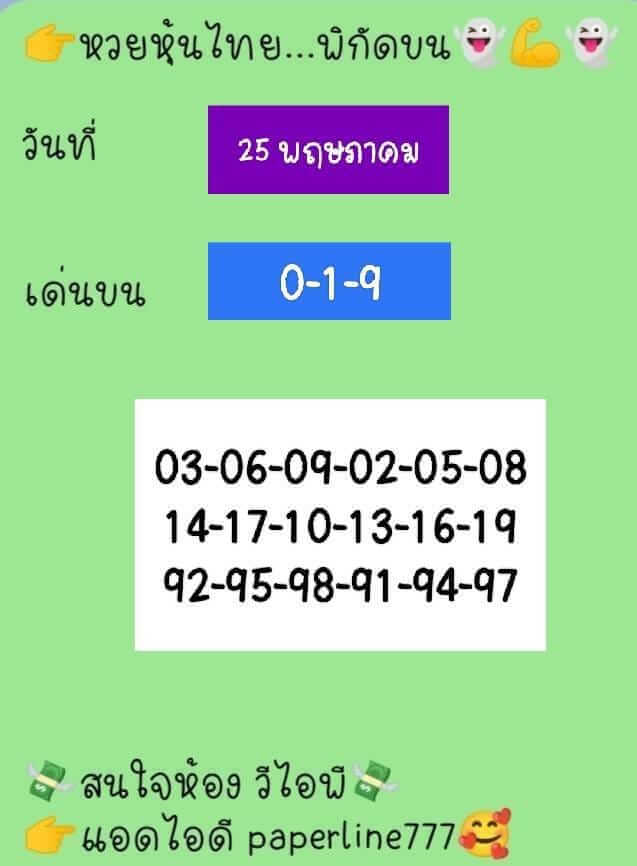 หวยหุ้นวันนี้ 25/5/66 ชุดที่ 4