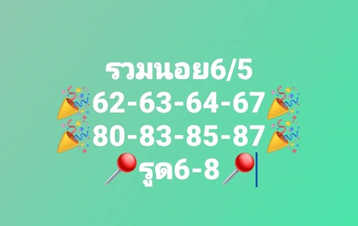 แนวทางหวยฮานอย 6/5/66 ชุดที่ 3