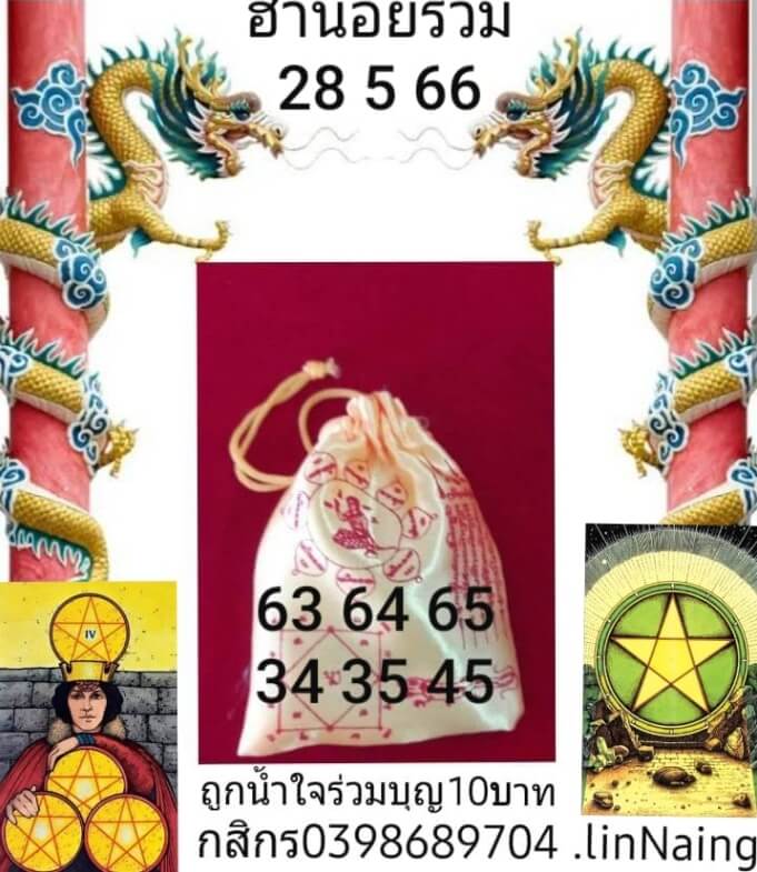 แนวทางหวยฮานอย 28/5/66 ชุดที่ 6