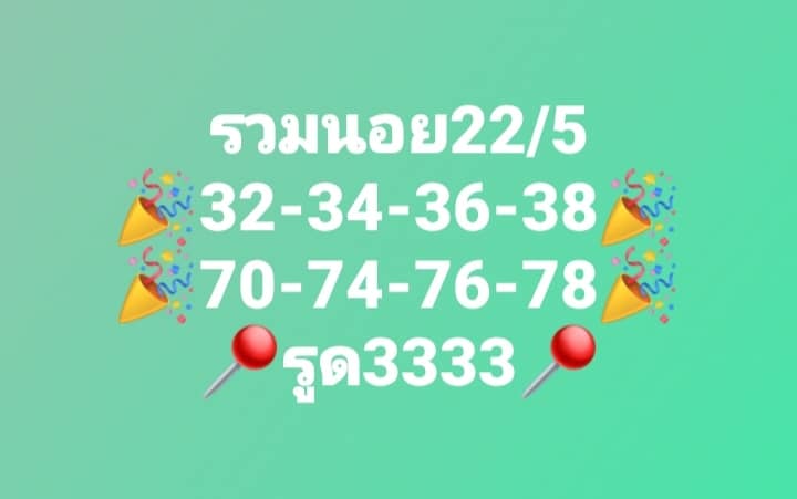 แนวทางหวยฮานอย 22/5/66 ชุดที่ 7