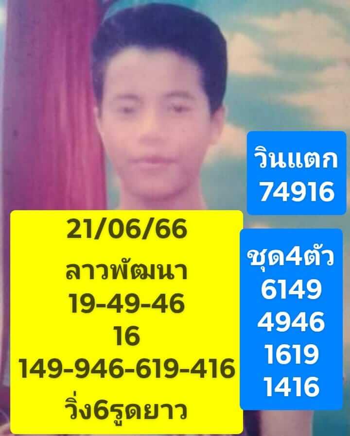 แนวทางหวยลาว 21/6/66 ชุดที่ 2