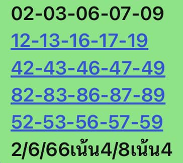 หวยหุ้นวันนี้ 2/6/66 ชุดที่ 4