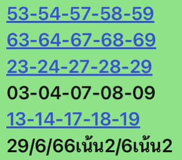 หวยหุ้นวันนี้ 29/6/66 ชุดที่ 8