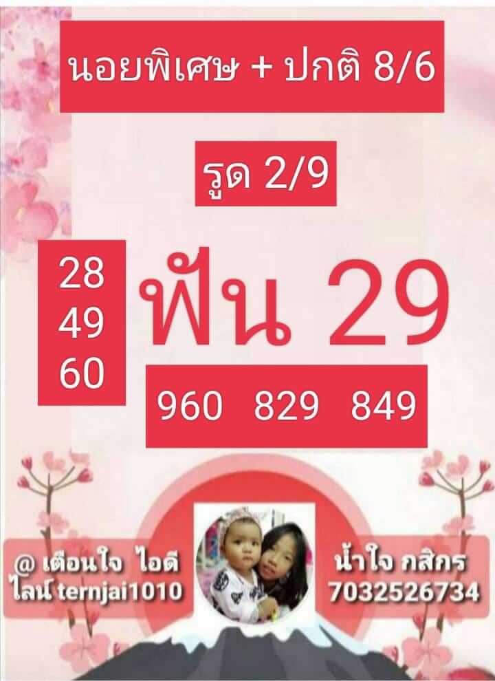 แนวทางหวยฮานอย 8/6/66 ชุดที่ 3