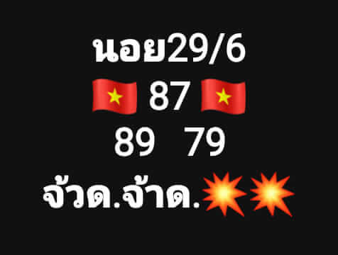 แนวทางหวยฮานอย 29/6/66 ชุดที่ 7