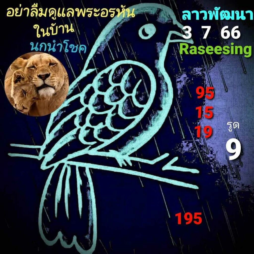 แนวทางหวยลาว 3/7/66 ชุดที่ 7