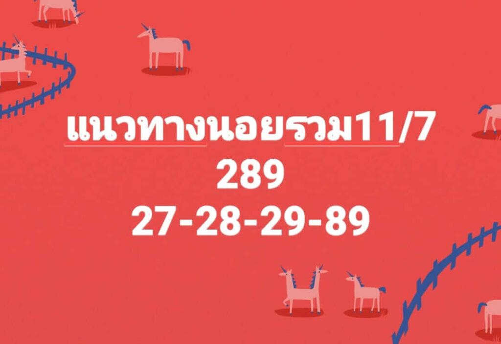 แนวทางหวยฮานอย 11/7/66 ชุดที่ 1