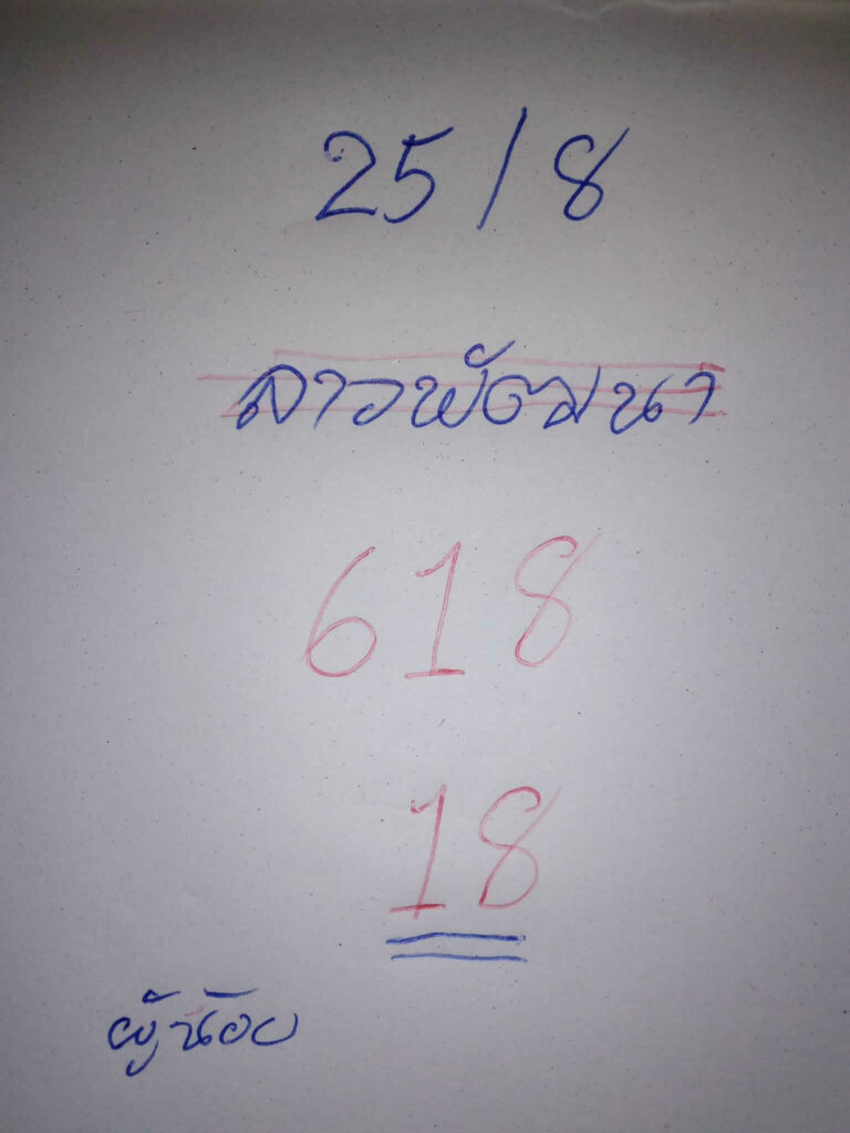 แนวทางหวยลาว 25/8/66 ชุดที่ 2