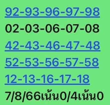 หวยหุ้นวันนี้ 7/8/66 ชุดที่ 4