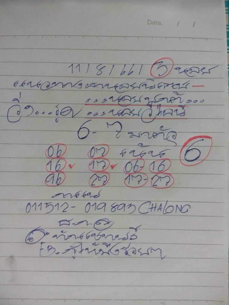 แนวทางหวยฮานอย 11/8/66 ชุดที่ 10