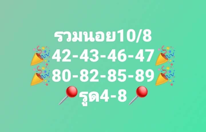 แนวทางหวยฮานอย 10/8/66 ชุดที่ 7