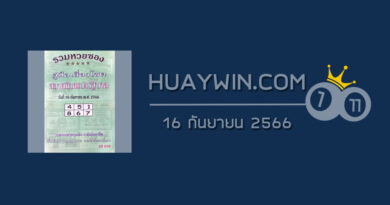 หวยปกเขียว 16/9/66