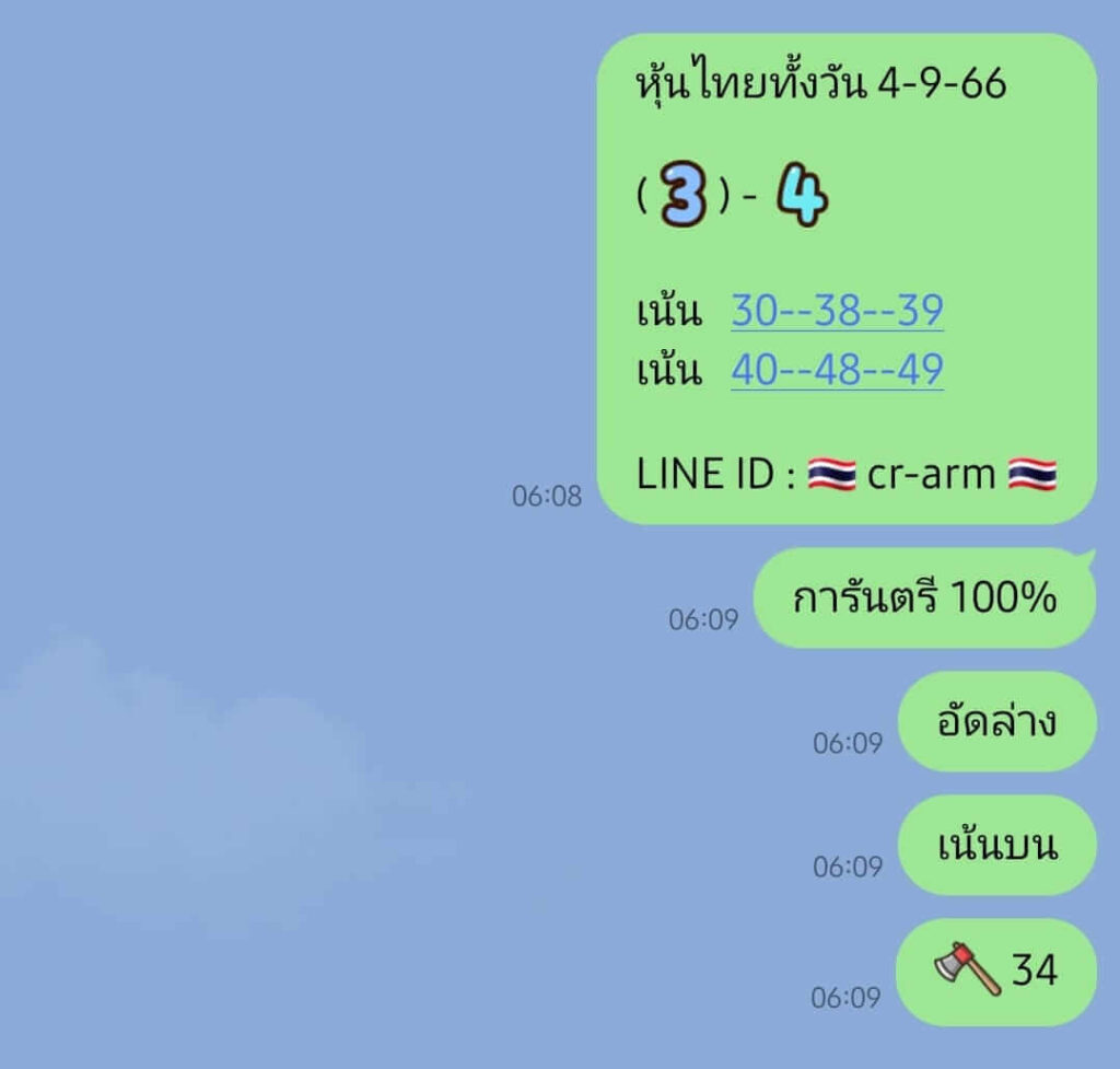 หวยหุ้นวันนี้ 4/9/66 ชุดที่ 7