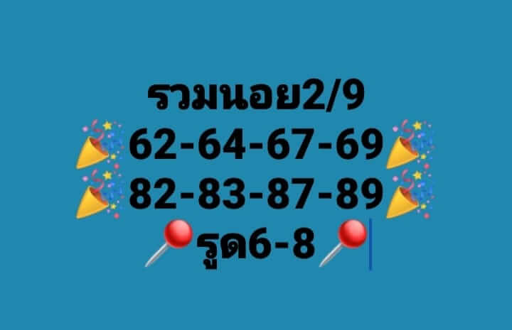 แนวทางหวยฮานอย 2/9/66 ชุดที่ 10