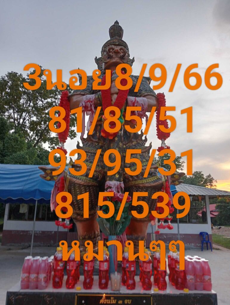 แนวทางหวยฮานอย 8/9/66 ชุดที่ 9