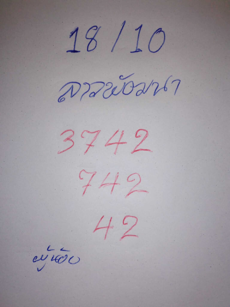 แนวทางหวยลาว 18/10/66 ชุดที่ 2