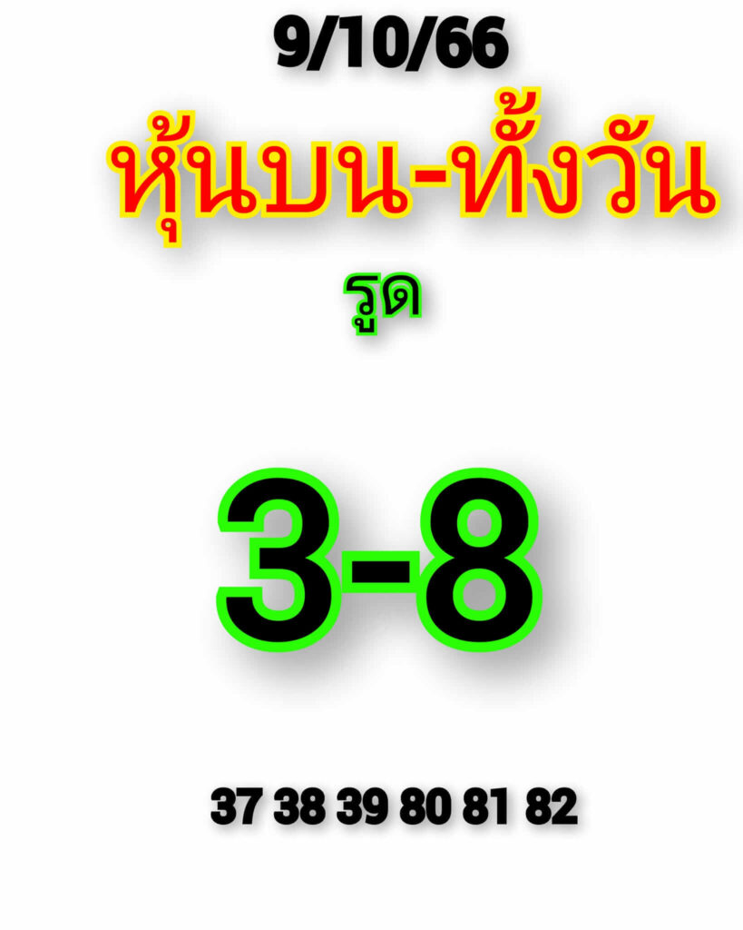 หวยหุ้นวันนี้ 9/10/66 ชุดที่ 5