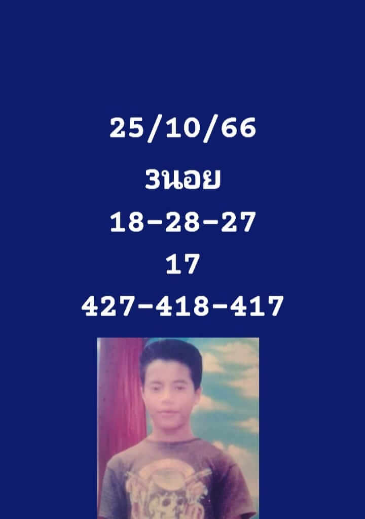 แนวทางหวยฮานอย 25/10/66 ชุดที่ 1