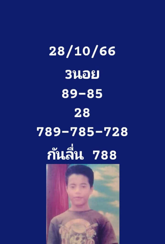 แนวทางหวยฮานอย 28/10/66 ชุดที่ 1