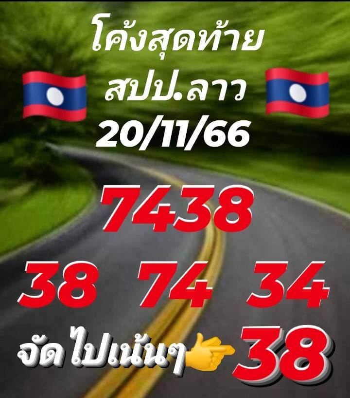 แนวทางหวยลาว 20/11/66 ชุดที่ 8