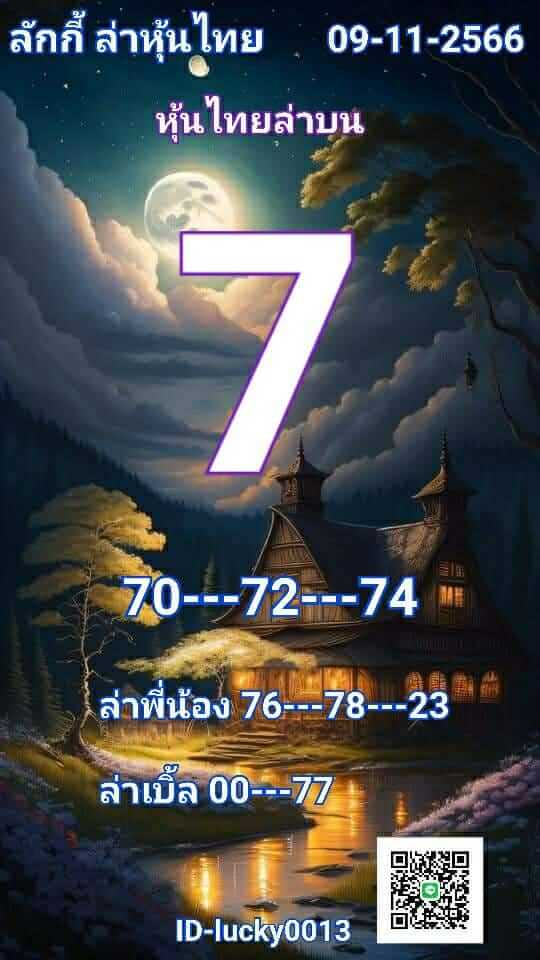 หวยหุ้นวันนี้ 9/11/66 ชุดที่ 7