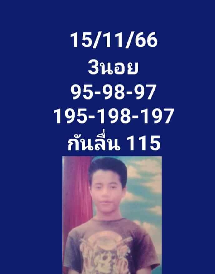 แนวทางหวยฮานอย 15/11/66 ชุดที่ 6