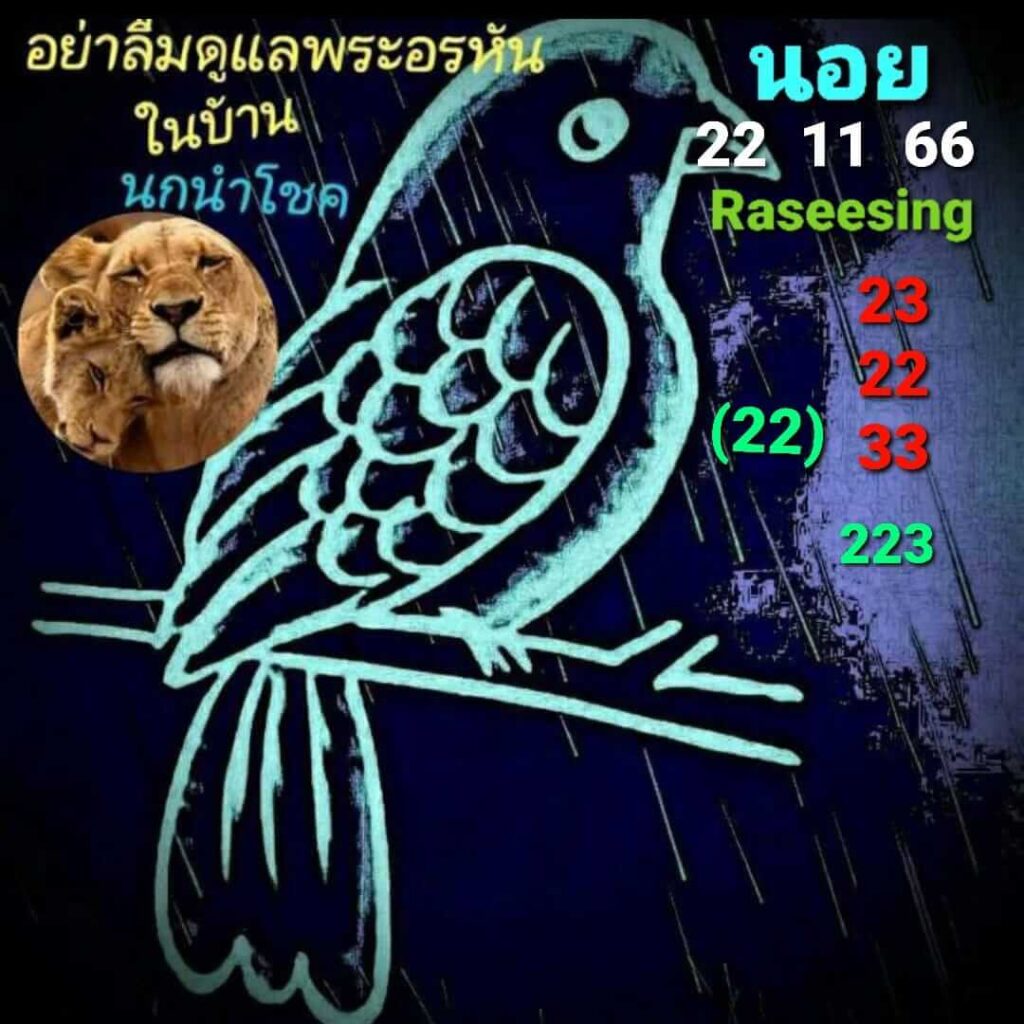 แนวทางหวยฮานอย 22/11/66 ชุดที่ 6