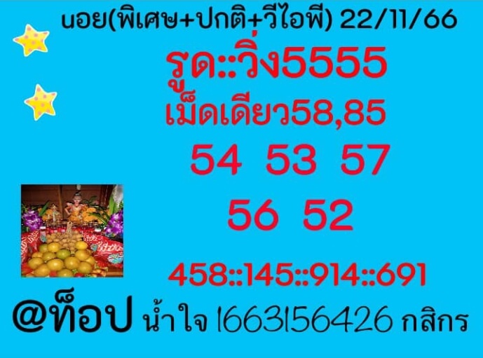 แนวทางหวยฮานอย 22/11/66 ชุดที่ 8