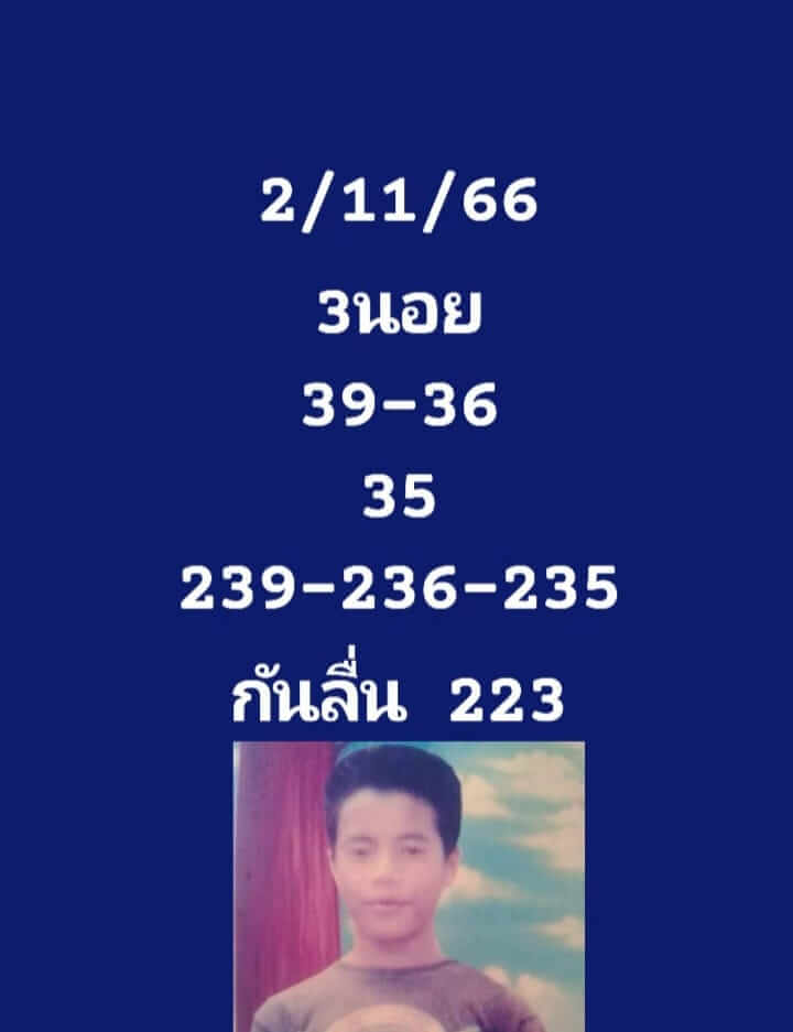 แนวทางหวยฮานอย 2/11/66 ชุดที่ 9