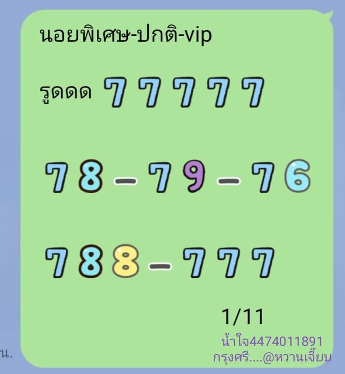 แนวทางหวยฮานอย 1/11/66 ชุดที่ 9