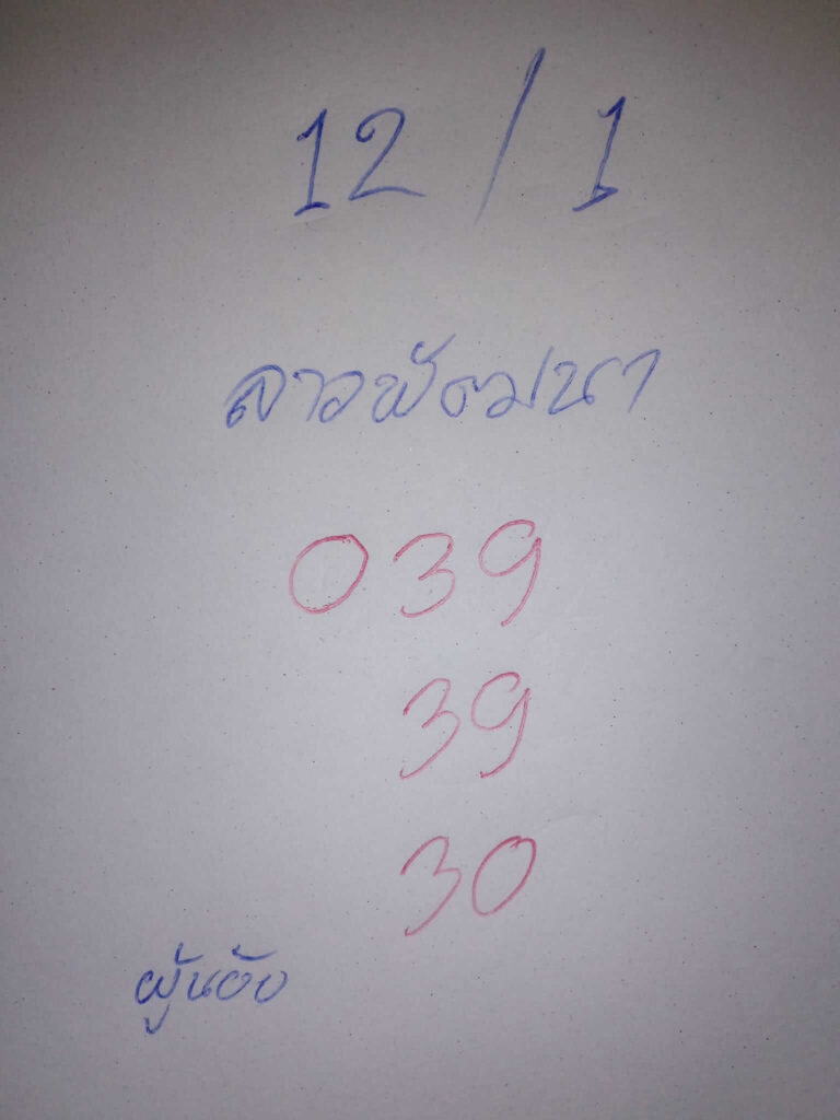 แนวทางหวยลาว 12/1/67 ชุดที่ 7