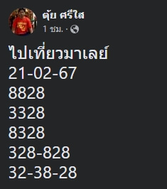 หวยมาเลย์วันนี้ 21/2/67 ชุดที่ 6