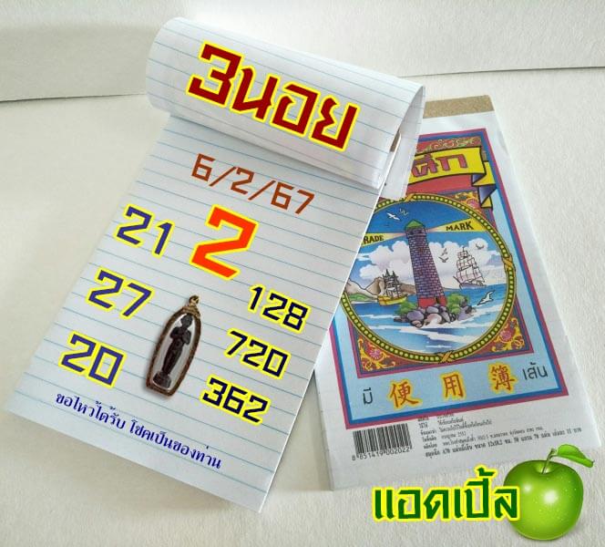 แนวทางหวยฮานอย 6/2/67 ชุดที่ 9