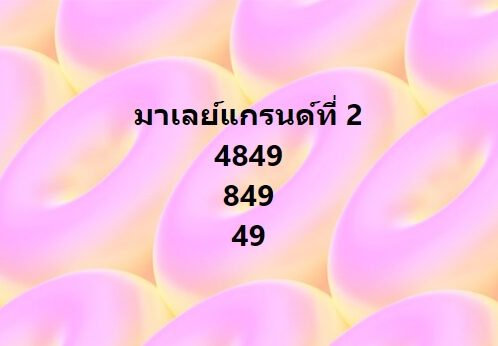 หวยมาเลย์วันนี้ 2/3/67 ชุดที่ 3