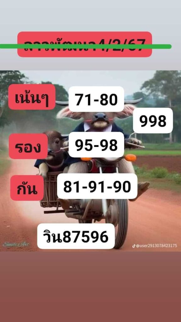 แนวทางหวยลาว 4/3/67 ชุดที่ 9