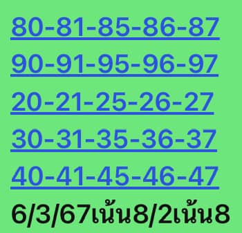 หวยหุ้นวันนี้ 6/3/67 ชุดที่ 10