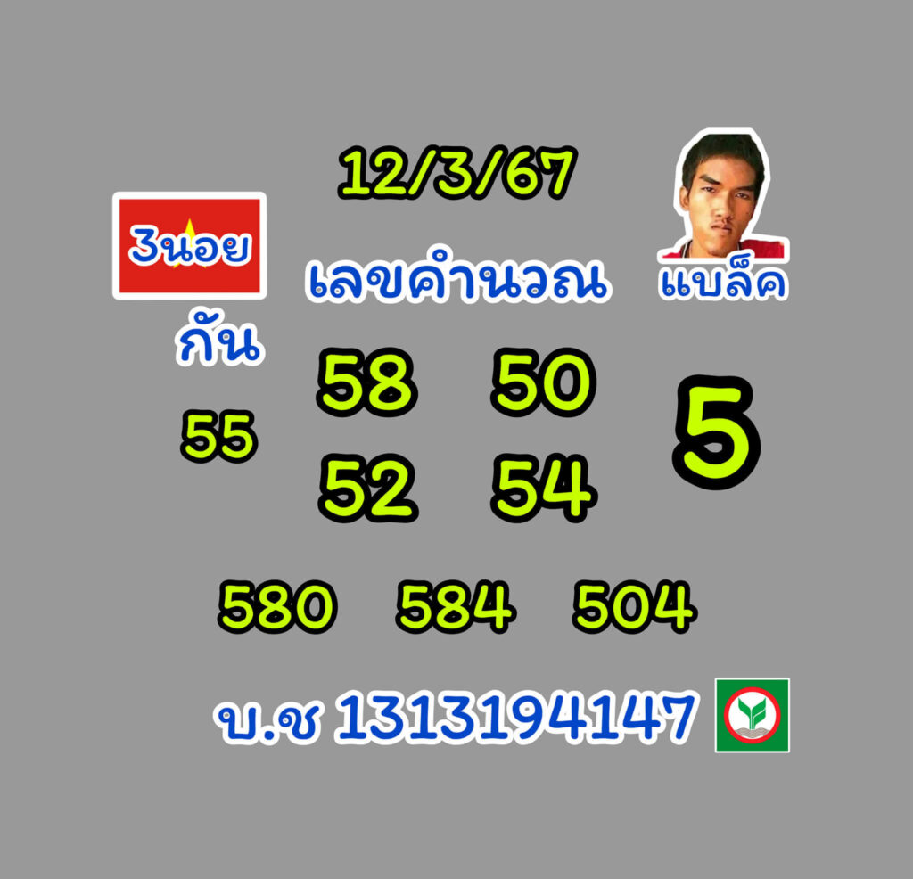 แนวทางหวยฮานอย 12/3/67 ชุดที่ 9